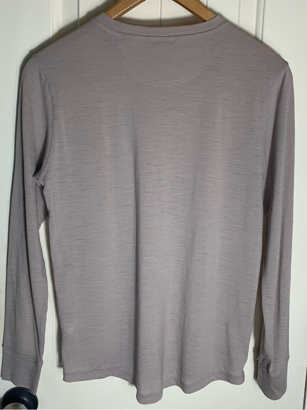 Patagonia Women’s Long-Sleeve Crewneck Capilene Light Wool Shirt - Light Taupe - Picture 2 of 7